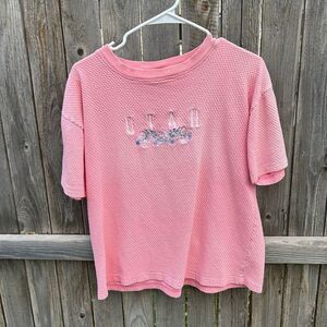 Vintage Time Square quilted tshirt short sleeve Utah size large